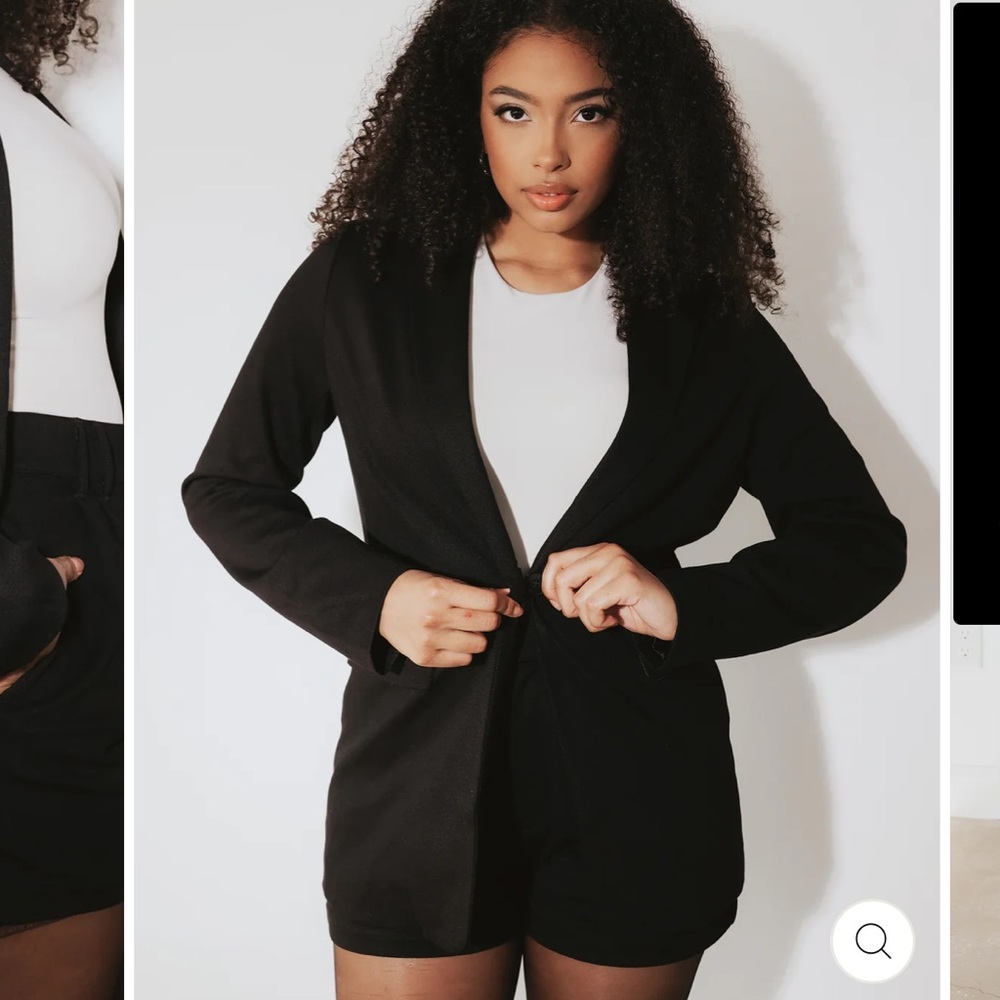 Klassy Network Relaxed Fit Blazer Black (medium)